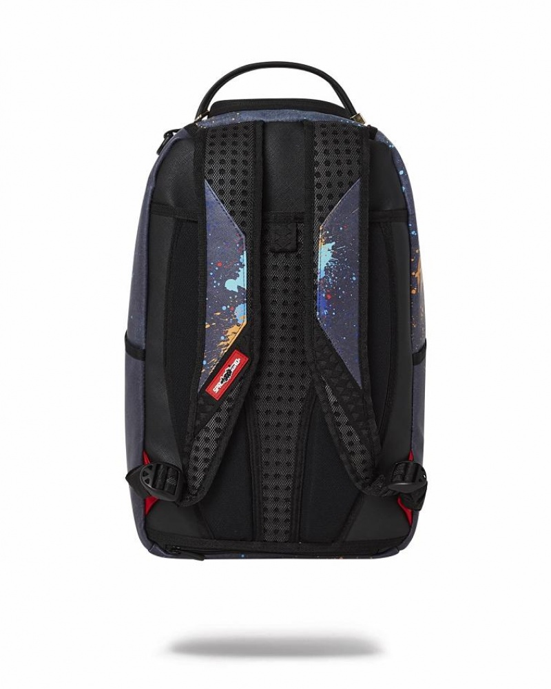 Multicolor Men's Sprayground Ron English Super Limited Edition Backpacks | MULS91083