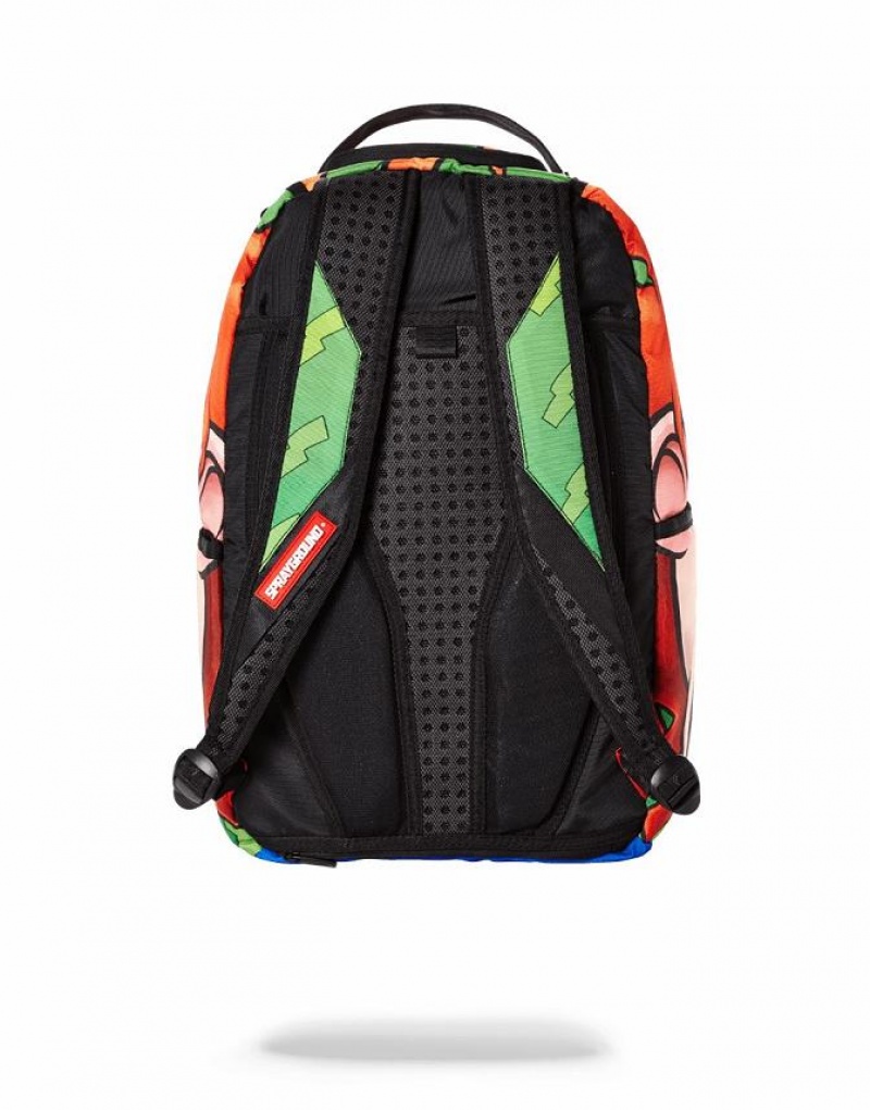 Multicolor Men's Sprayground Rugrats Chucky Shark Backpacks | FGWL08954