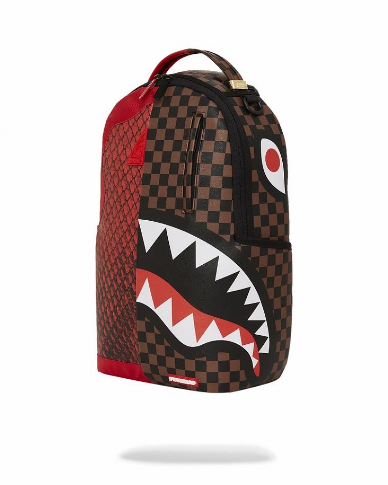 Multicolor Men's Sprayground Rython Split Backpacks | JULN56318