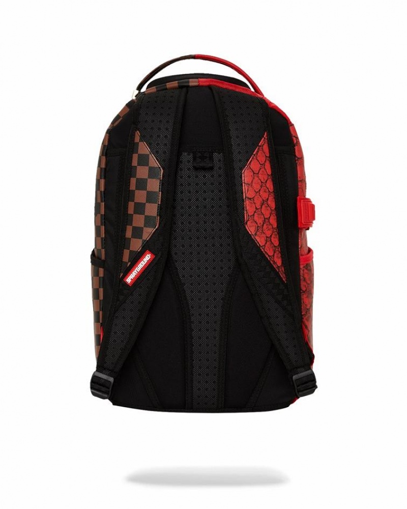 Multicolor Men's Sprayground Rython Split Backpacks | JULN56318