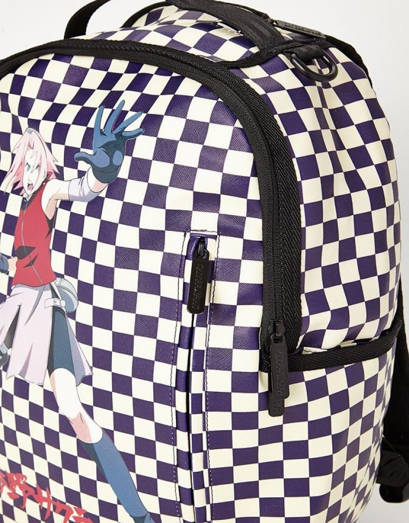 Multicolor Men's Sprayground Sakura Blossoms Backpacks | TOUV39847