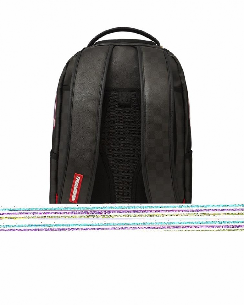 Multicolor Men's Sprayground Sharks In Paris Glow Backpacks | WLJN57618