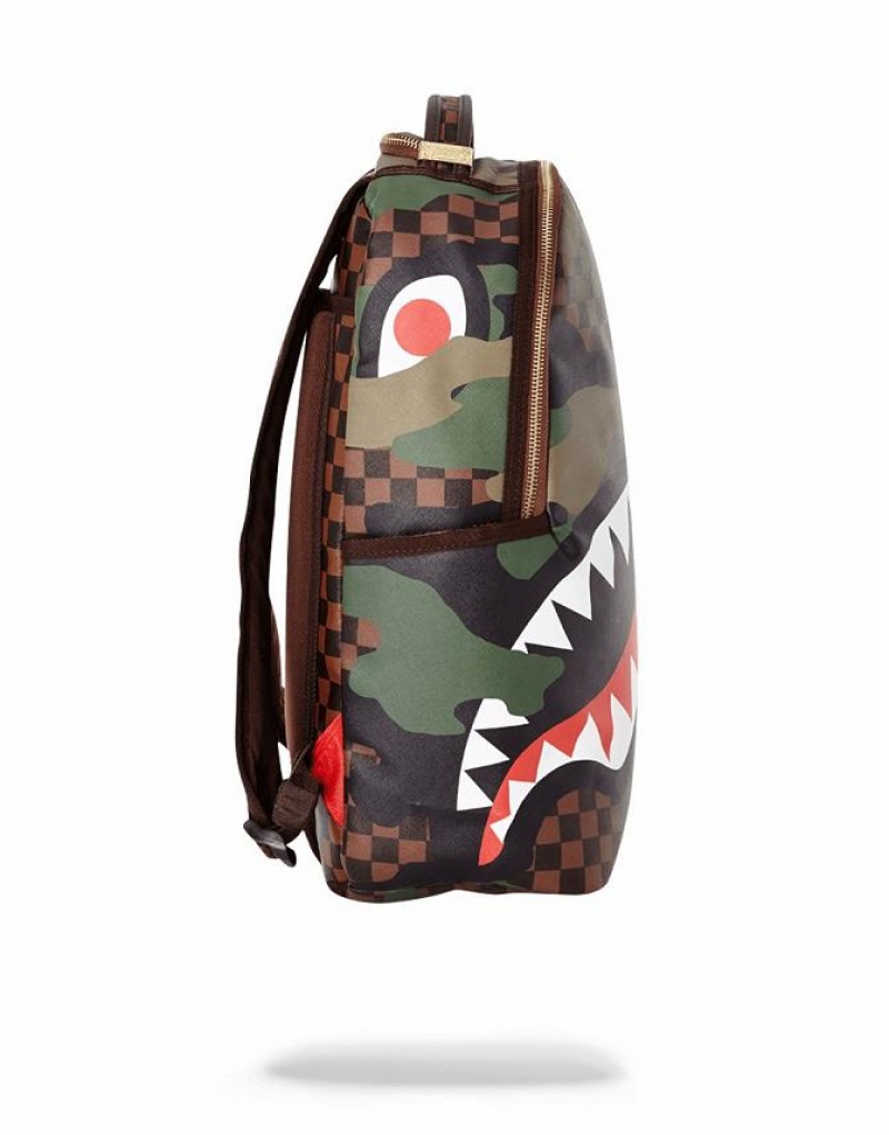 Multicolor Men's Sprayground Sharks In Paris Backpacks | GRLC05321