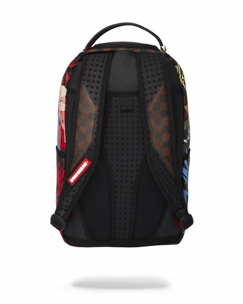 Multicolor Men's Sprayground Space Jam Space Dunk Backpacks | OFVL52694