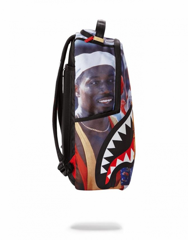 Multicolor Men's Sprayground Spalding X Backpacks | BMNX41305