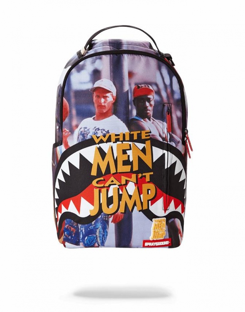 Multicolor Men\'s Sprayground Spalding X Backpacks | BMNX41305