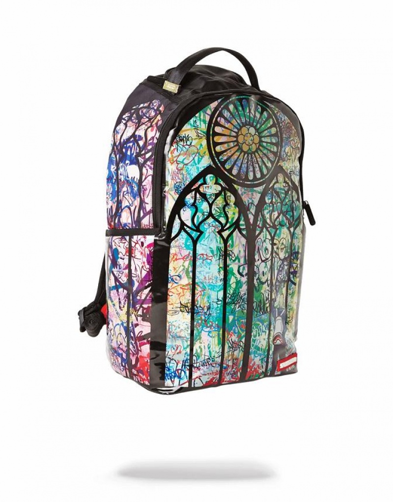 Multicolor Men's Sprayground Sprays The Lord Backpacks | WCUZ28479