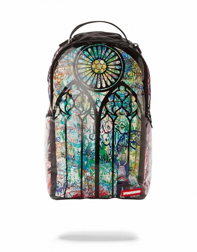 Multicolor Men\'s Sprayground Sprays The Lord Backpacks | WCUZ28479