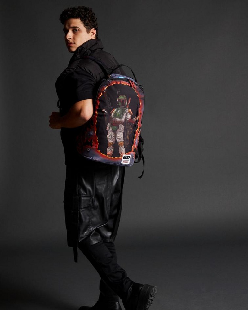 Multicolor Men's Sprayground Star Wars Backpacks | EKCD32954