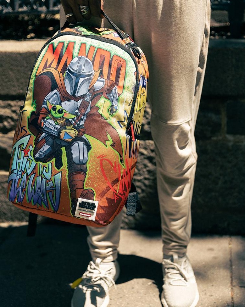 Multicolor Men's Sprayground Star Wars Backpacks | ABRL25697