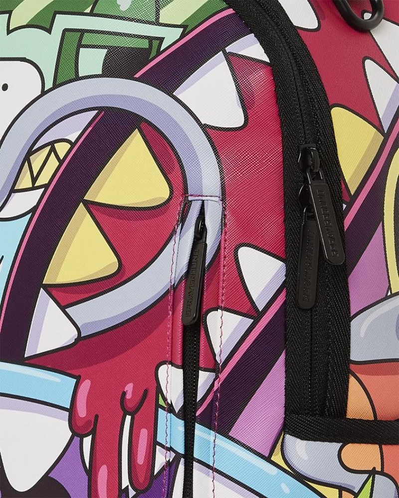 Multicolor Men's Sprayground Steady Trippin Backpacks | FOXM27046