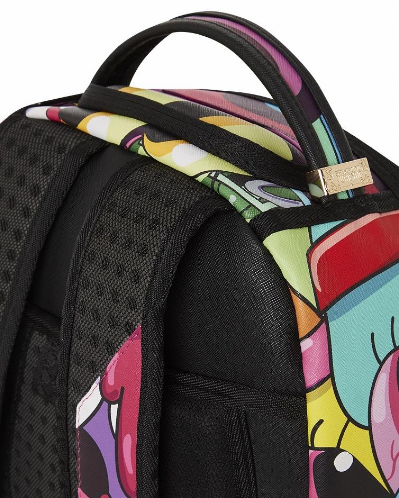 Multicolor Men's Sprayground Steady Trippin Backpacks | FOXM27046