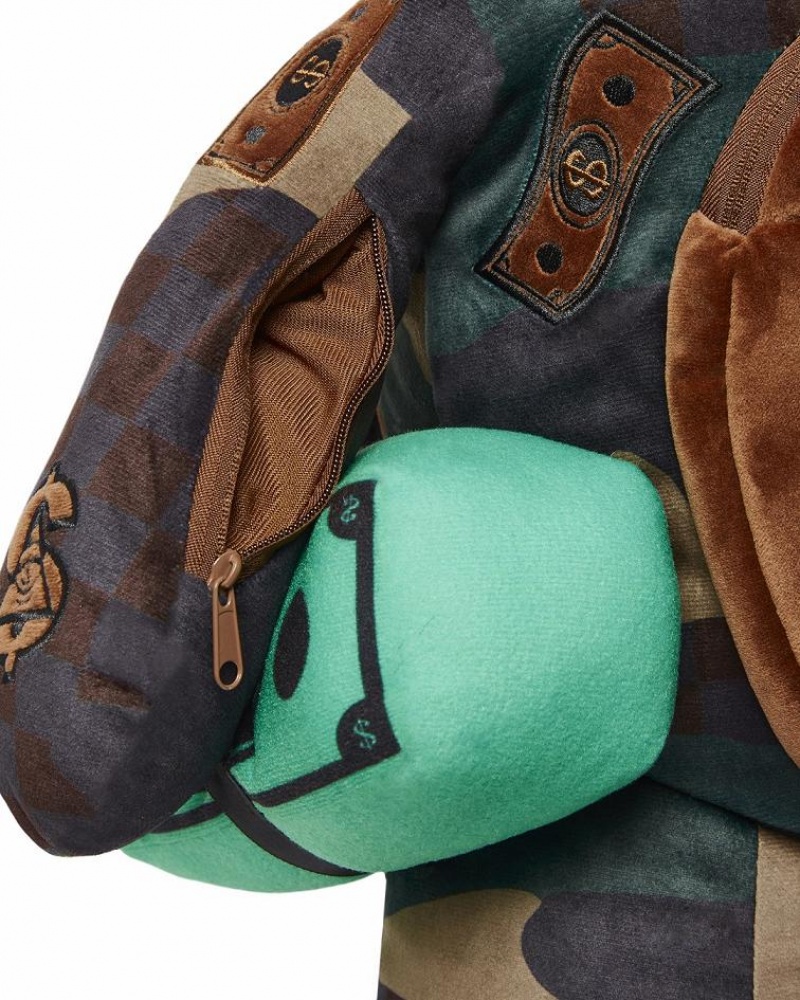 Multicolor Men's Sprayground Teddy Bear Backpacks | EVWN52310