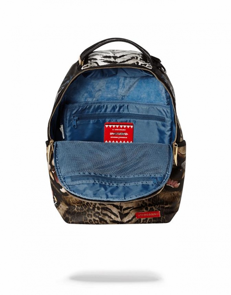 Multicolor Men's Sprayground The Beast Backpacks | DVIA05431