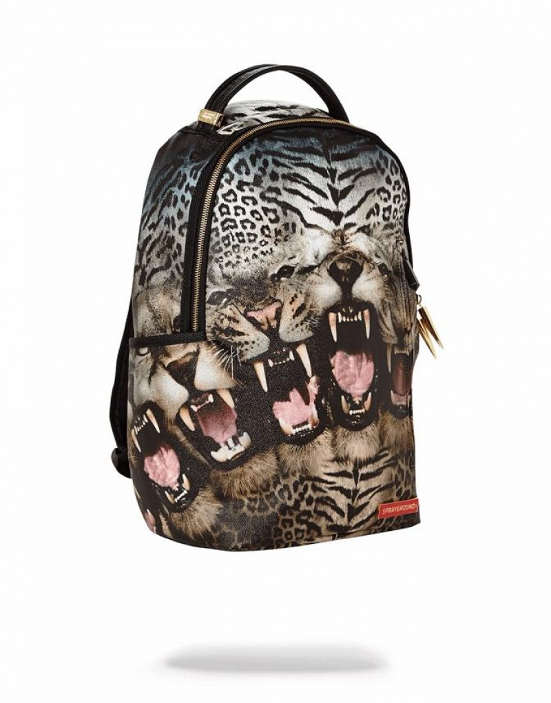 Multicolor Men's Sprayground The Beast Backpacks | DVIA05431