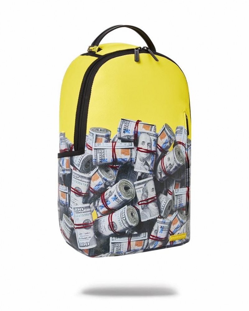 Multicolor Men's Sprayground The Entrepreneur Backpacks | MRFB67014