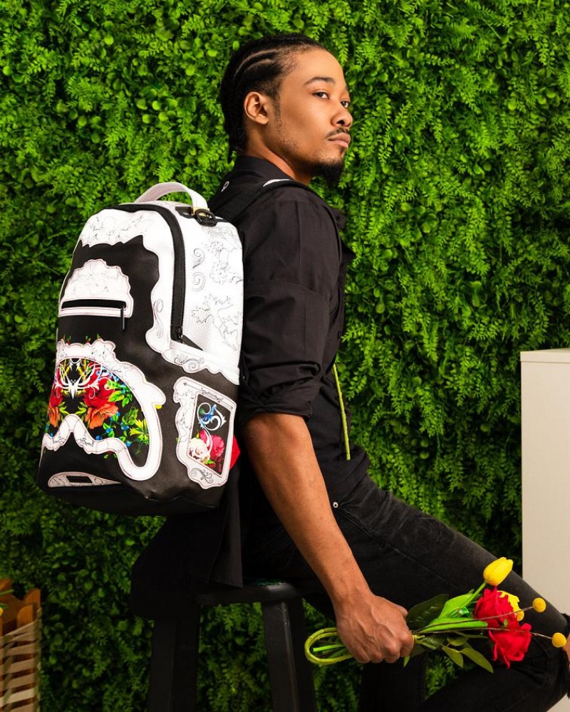 Multicolor Men's Sprayground The Floral Cut Backpacks | GDTW12408