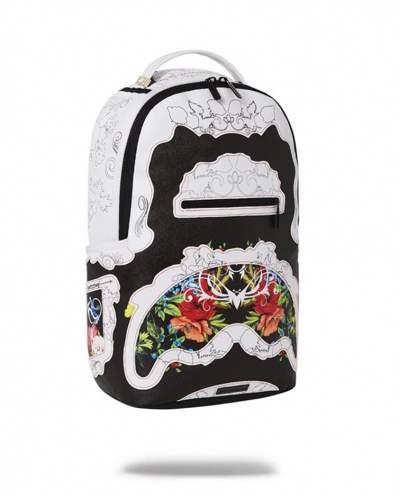 Multicolor Men's Sprayground The Floral Cut Backpacks | GDTW12408