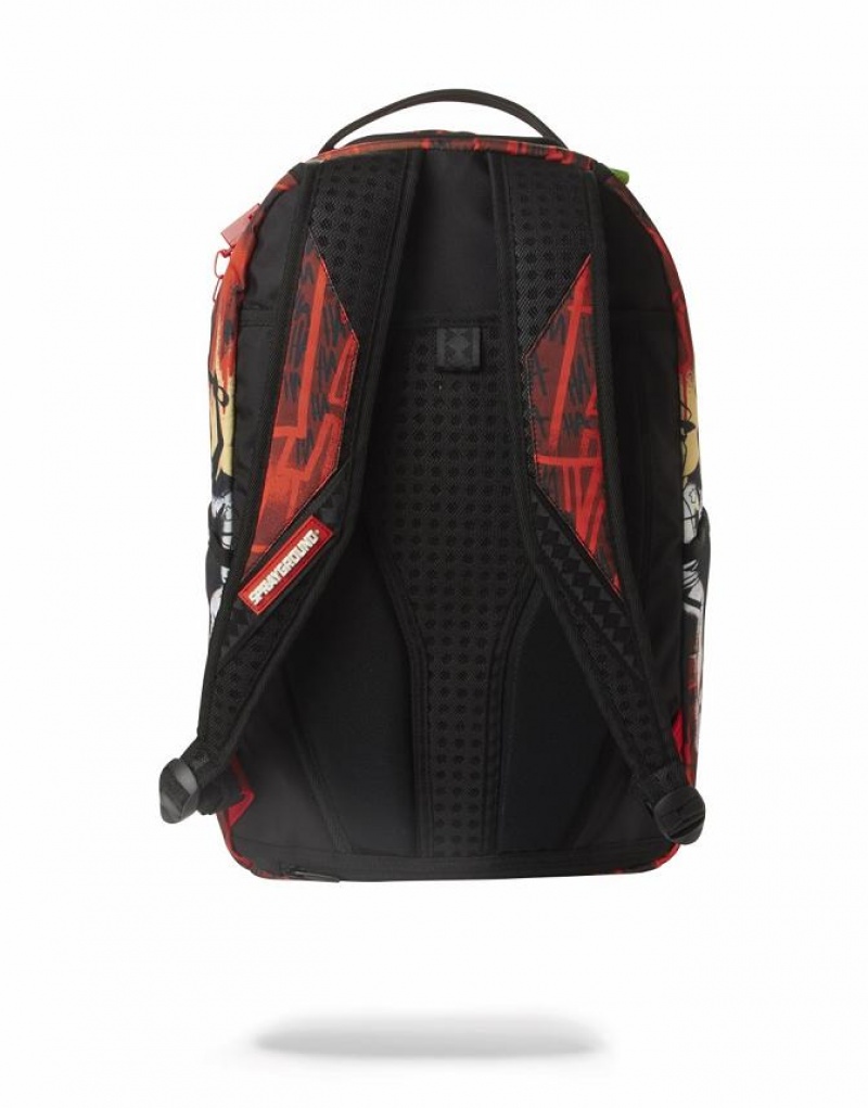 Multicolor Men's Sprayground The Joker Backpacks | DMJA64820