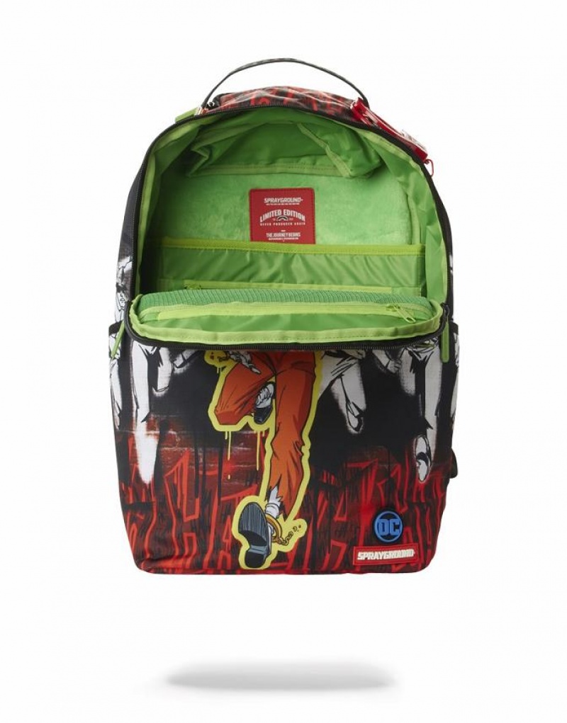 Multicolor Men's Sprayground The Joker Backpacks | DMJA64820