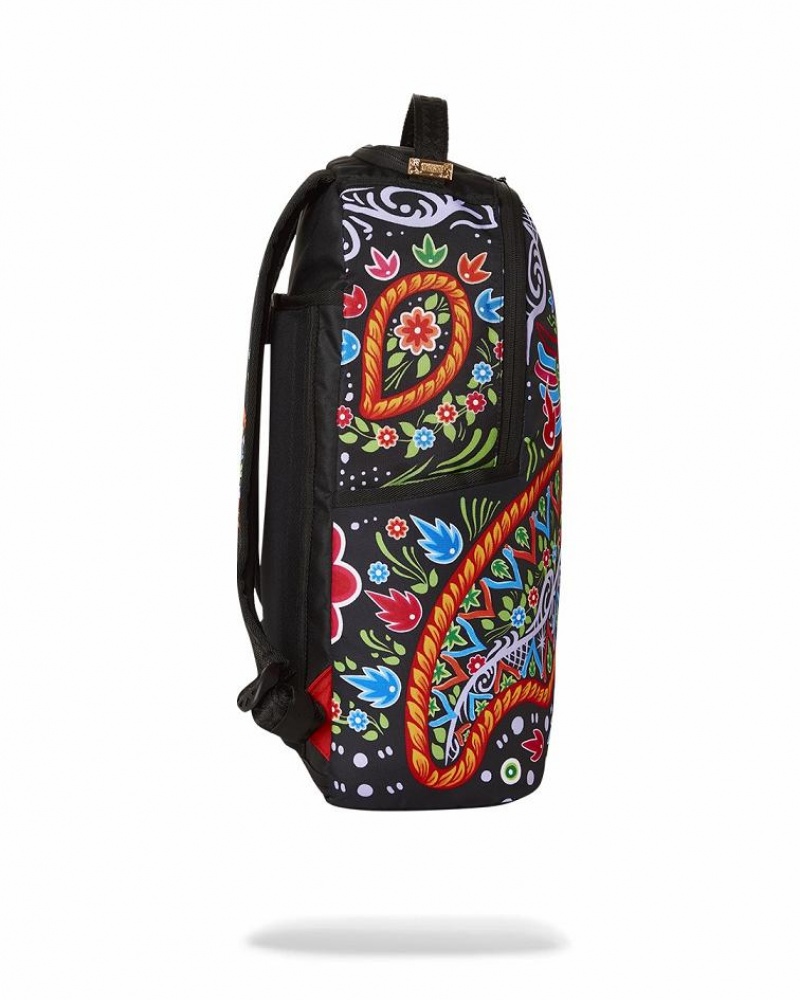 Multicolor Men's Sprayground The Valley Backpacks | IYGL42875