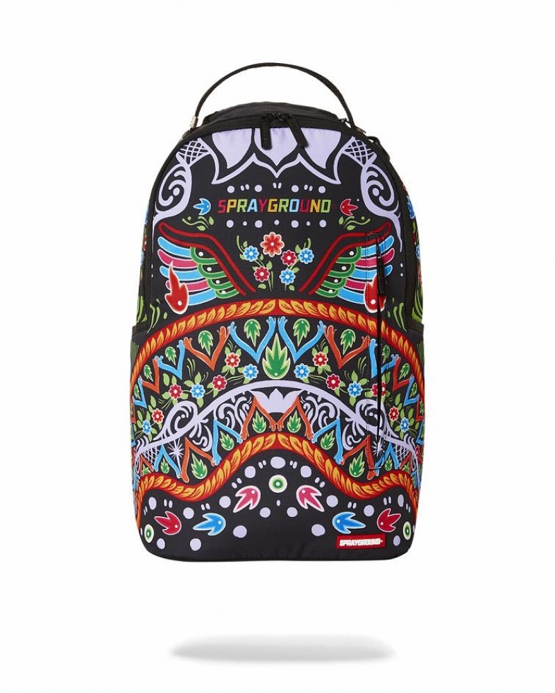 Multicolor Men\'s Sprayground The Valley Backpacks | IYGL42875