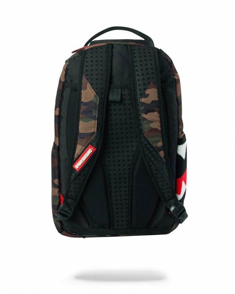 Multicolor Men's Sprayground Torpedo Shark Backpacks | HXCS30574