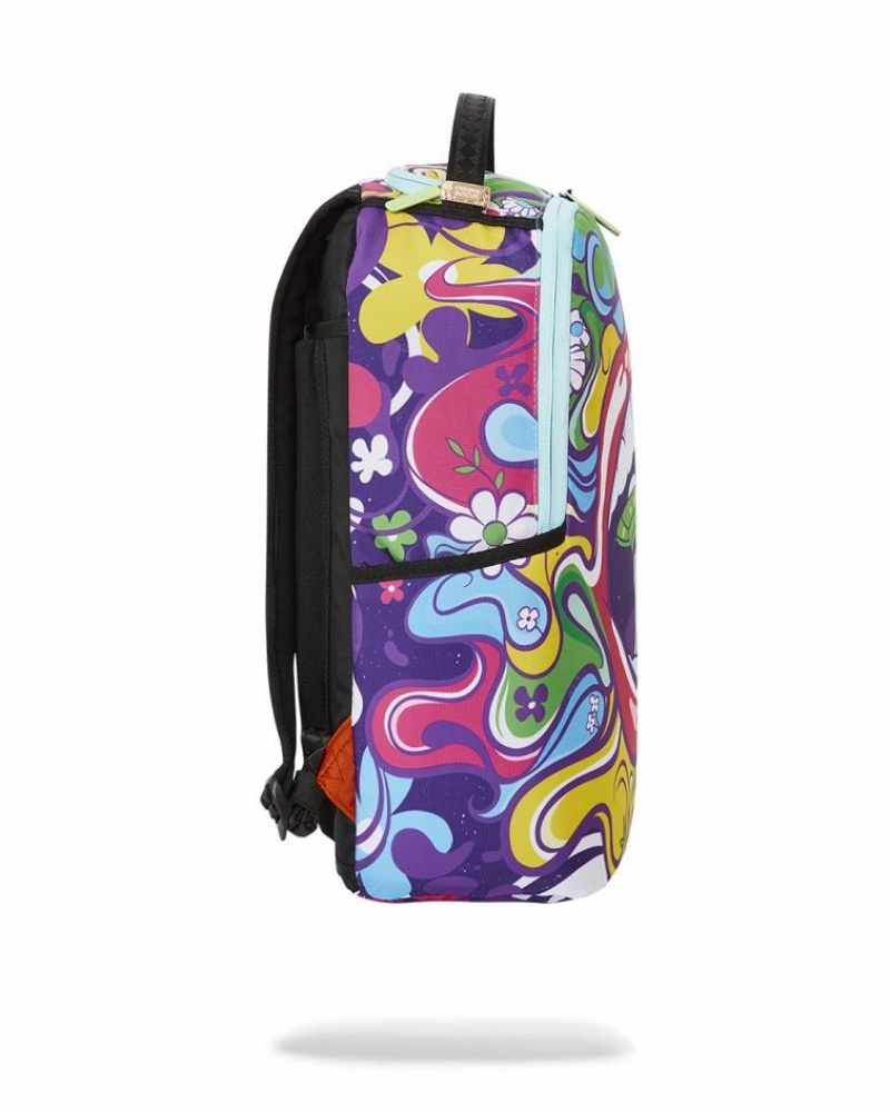 Multicolor Men's Sprayground Trips & Lips Backpacks | QRGW61285