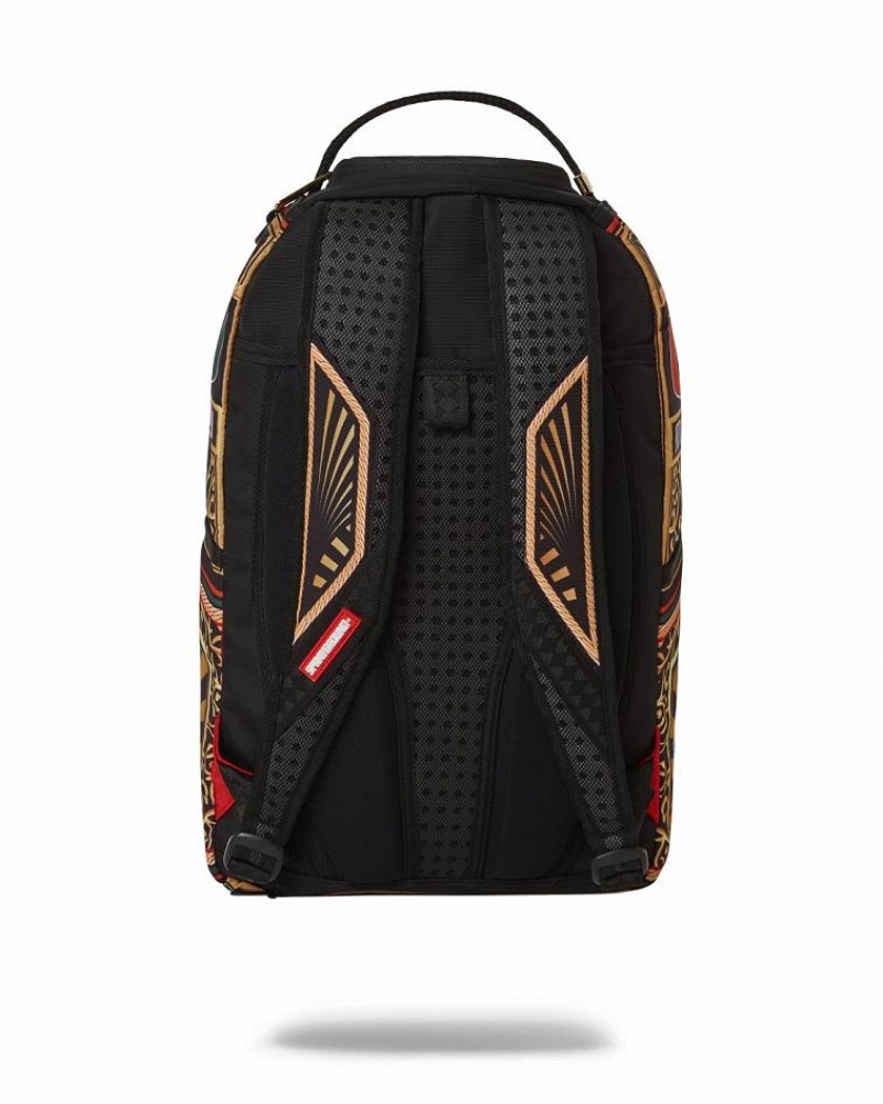 Multicolor Men's Sprayground University Of Miami Backpacks | CZAO62081