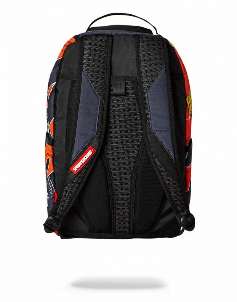 Multicolor Men's Sprayground University Of Miami Backpacks | LJAO35217