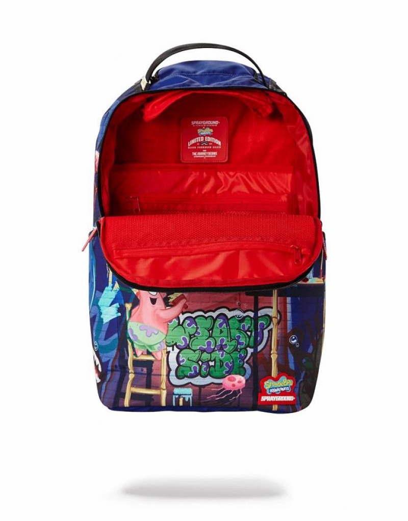 Multicolor Men's Sprayground Weast Side Backpacks | RDXZ81465