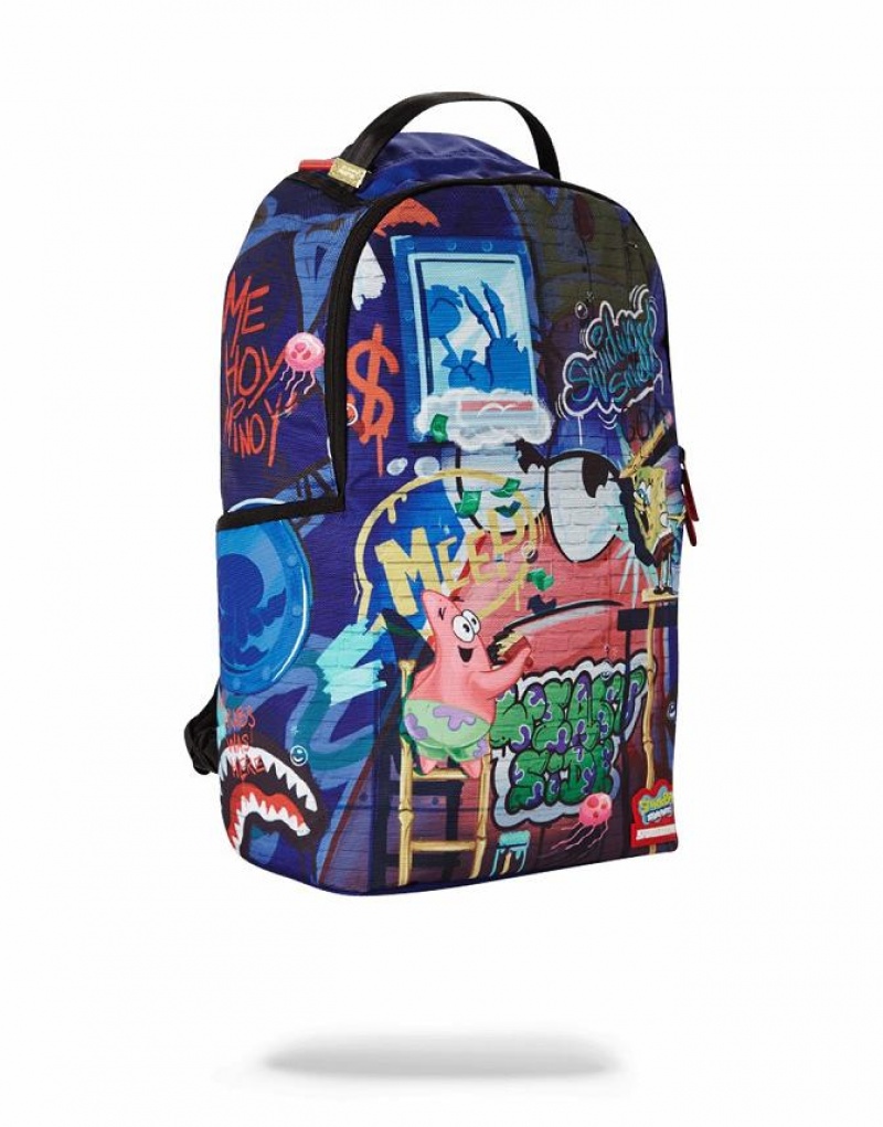 Multicolor Men's Sprayground Weast Side Backpacks | RDXZ81465