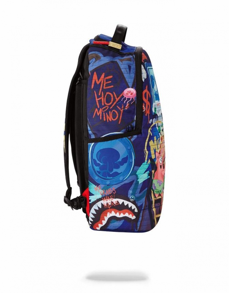 Multicolor Men's Sprayground Weast Side Backpacks | RDXZ81465