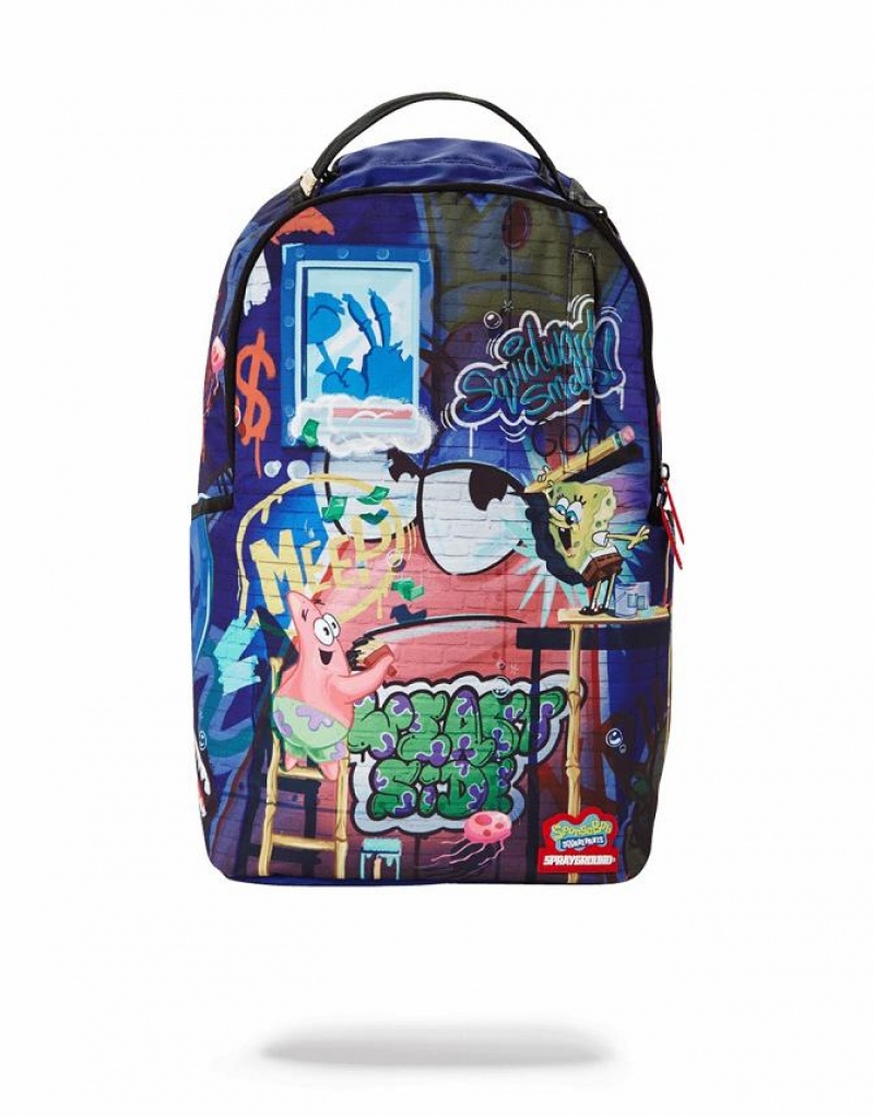 Multicolor Men\'s Sprayground Weast Side Backpacks | RDXZ81465