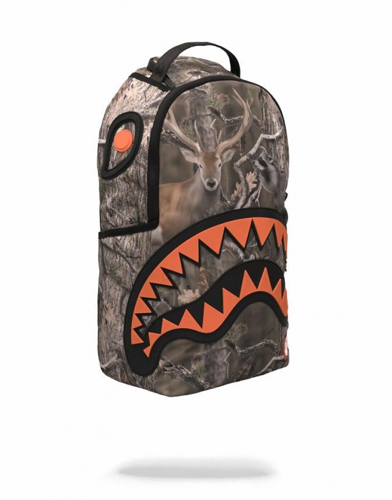 Multicolor Men's Sprayground Wild Life Backpacks | KNJQ42159