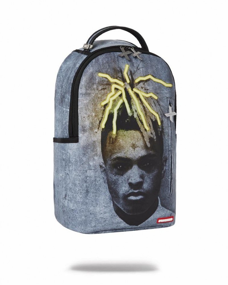 Multicolor Men's Sprayground Xxxtentacion Backpacks | GMNV86921