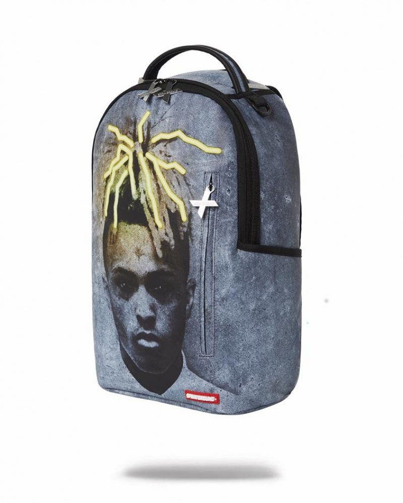 Multicolor Men's Sprayground Xxxtentacion Backpacks | GMNV86921