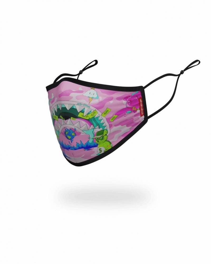 Pink Men's Sprayground Dbd Land Face Masks | JTCO63140