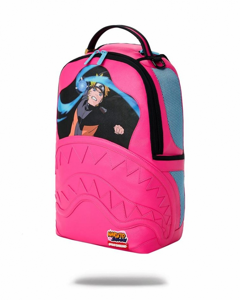 Pink Men's Sprayground Naruto Fashion Killa Backpacks | QGWM13240