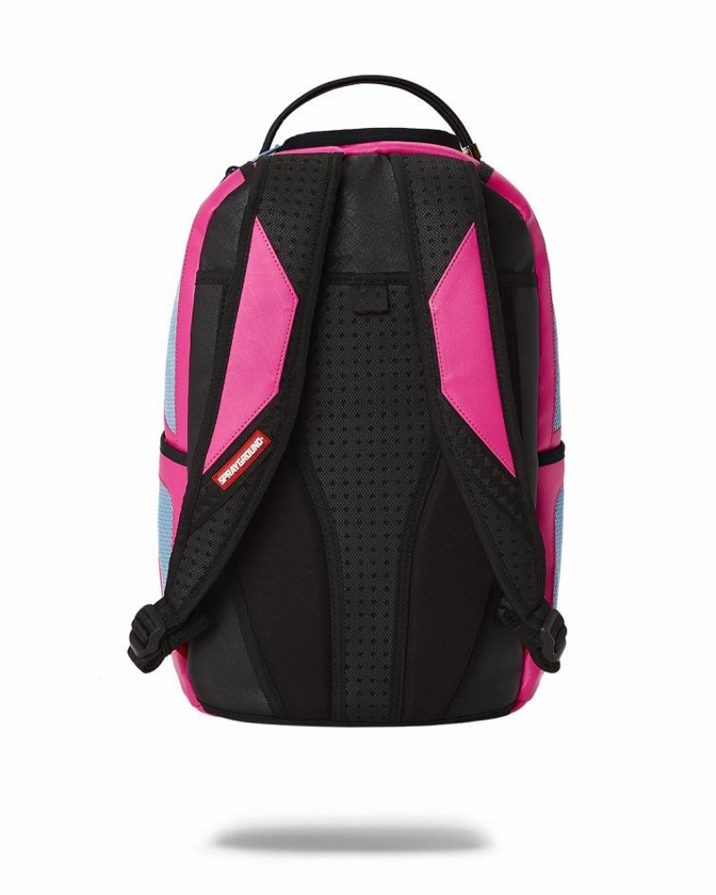 Pink Men's Sprayground Naruto Fashion Killa Backpacks | QGWM13240