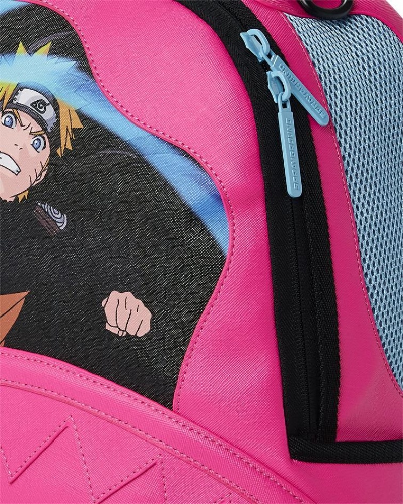 Pink Men's Sprayground Naruto Fashion Killa Backpacks | QGWM13240