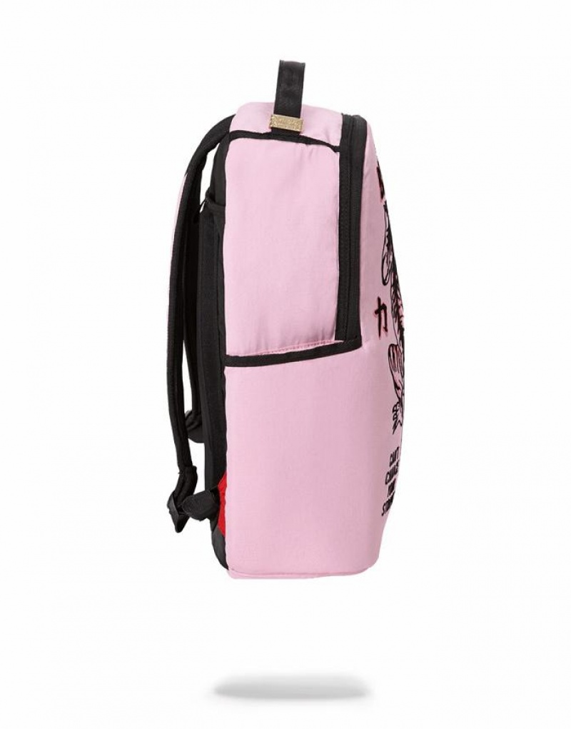 Pink Men's Sprayground Tiger Style Backpacks | BRGN57034