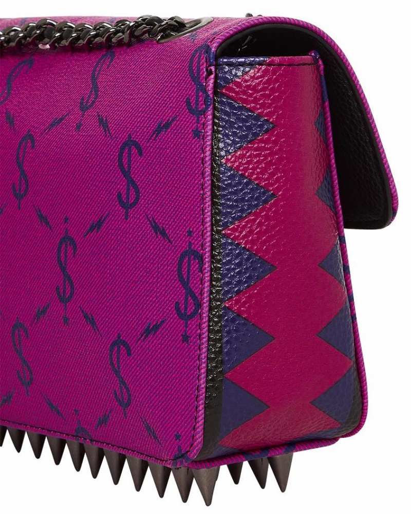 Pink Women's Sprayground $napdragon Handbag | VOHM49627