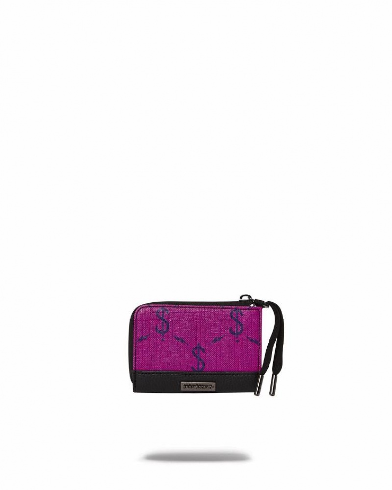 Pink Women\'s Sprayground $napdragon Wallets | KGWQ04932