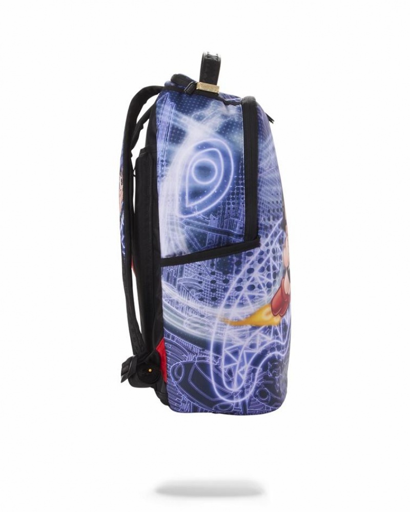 Purple Men's Sprayground Astro Backpacks | IBPF93518