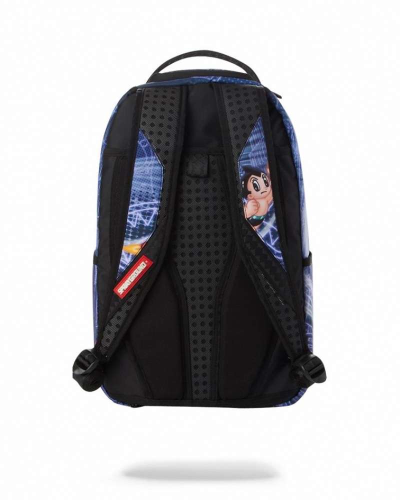 Purple Men's Sprayground Astro Backpacks | IBPF93518