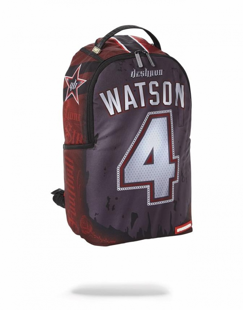 Purple Men's Sprayground Nfl Deshaun Watson Backpacks | MTJS09754