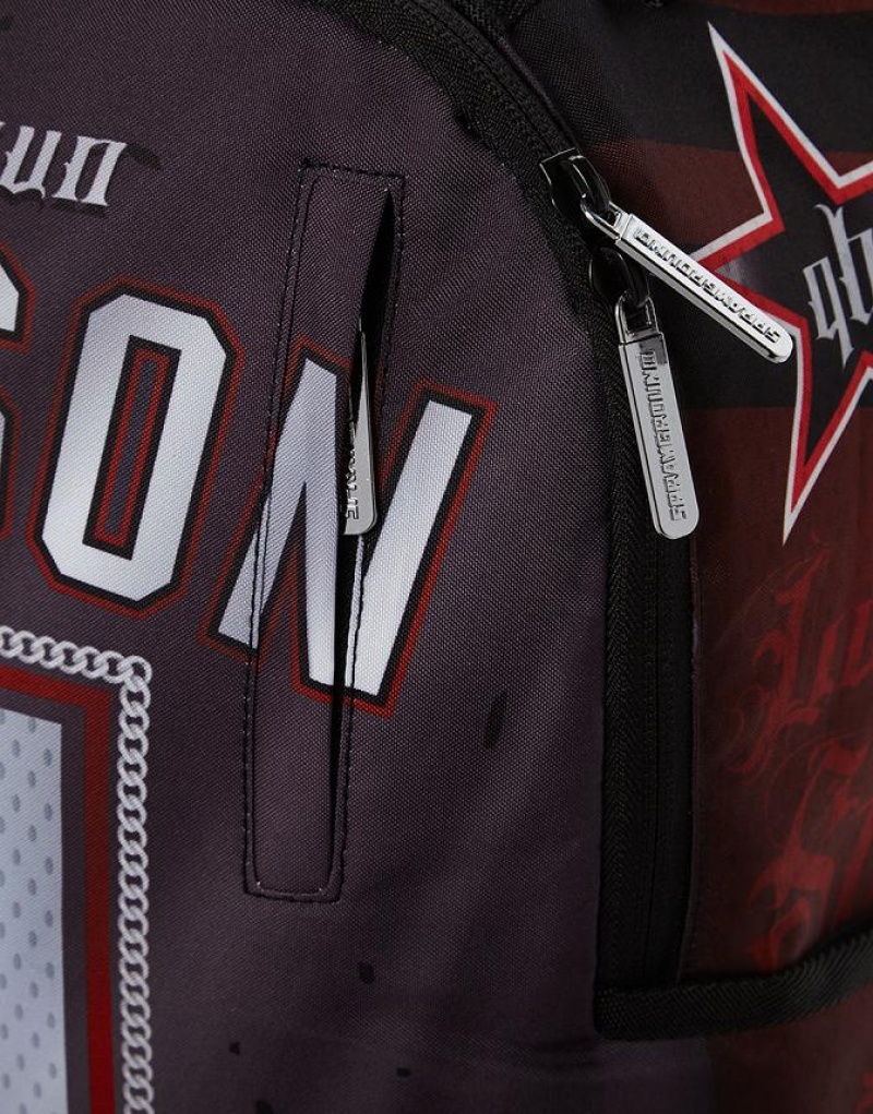 Purple Men's Sprayground Nfl Deshaun Watson Backpacks | MTJS09754