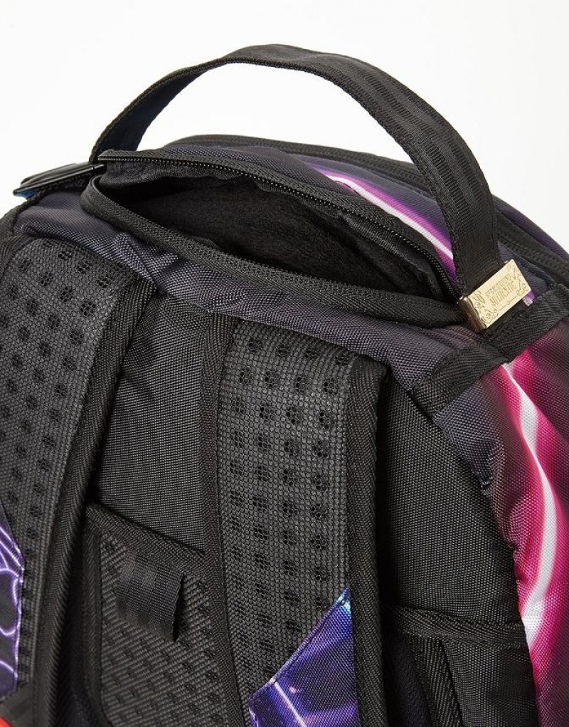 Purple Men's Sprayground Pokemon Mewto Shark Backpacks | ERZJ32156