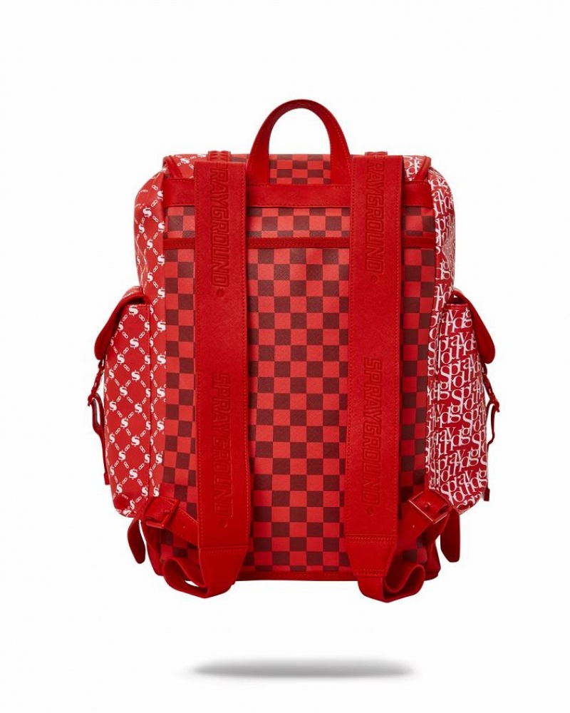 Red Men's Sprayground Frequent Flier Monte Carlo | CILY34072